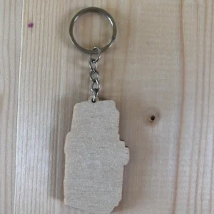 Lubitel Camera Wooden Keyring - Image 3