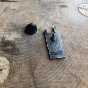 Rock Hand Enamel Pin Badge - Image 3